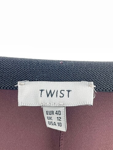 40 Beden bordo Renk Twist Düz Kesim %70 İndirimli.