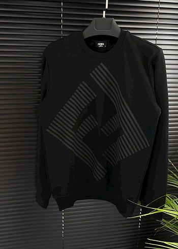 Beyaz Baskılı Uzun Kollu Pamuklu Sweatshirt - Görsel 11