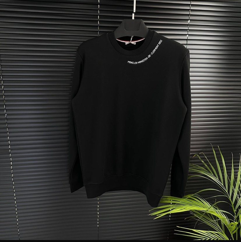 Beyaz Baskılı Uzun Kollu Pamuklu Sweatshirt - Görsel 4