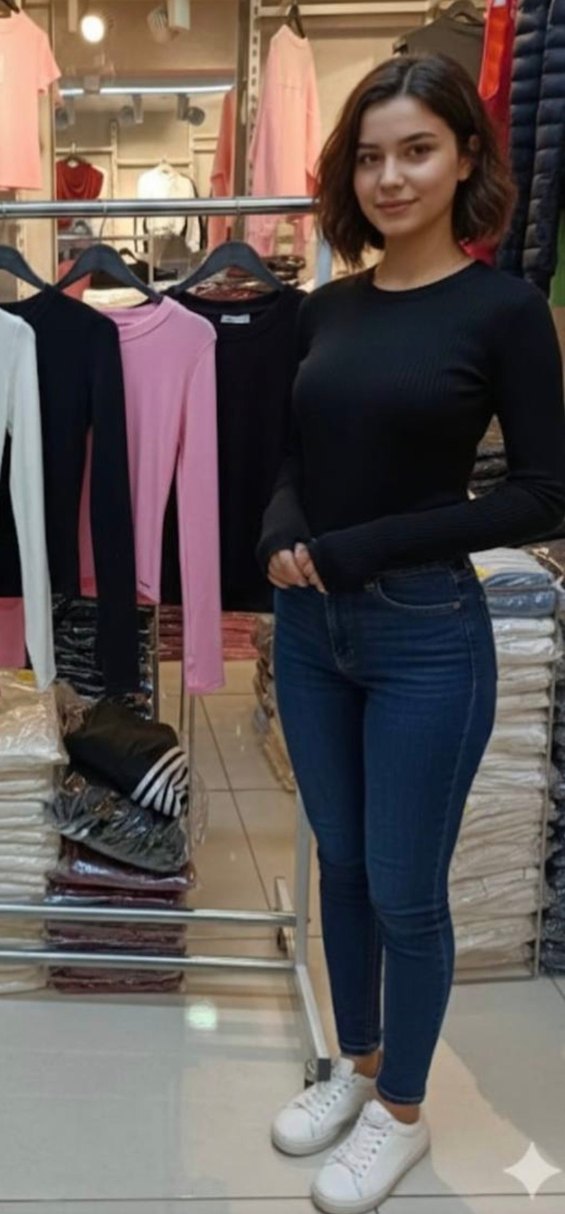 Parmak geçmeli bluz - Görsel 2