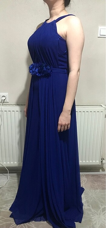 Diğer Mavi uzun elbise