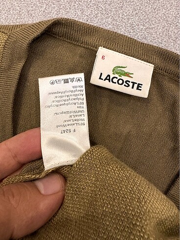 l Beden çeşitli Renk 0 Orjinal lacoste v yaka kazak