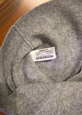 ZARA Gri Yün erkek Kazak - Görsel 8