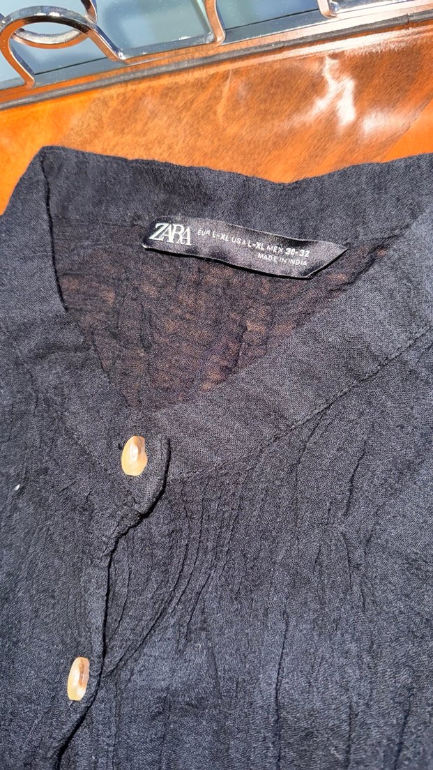 ZARA SİYAH GÖMLEK - Görsel 4