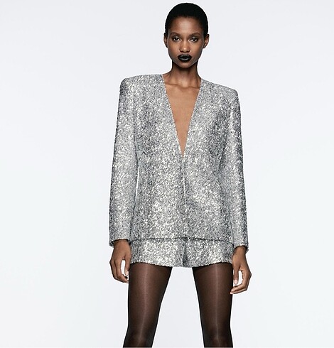 xl Beden ZARA PAYETLİ BLAZER
