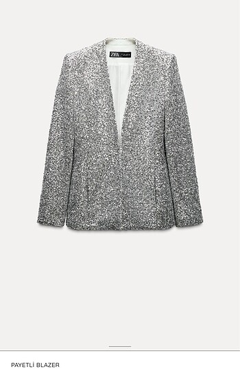 Zara ZARA PAYETLİ BLAZER