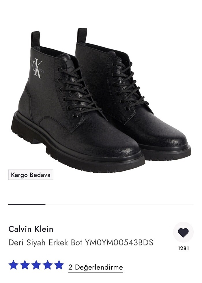 Calvin Klein Bot - Görsel 2