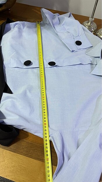 Zara gömlek elbise - Görsel 5