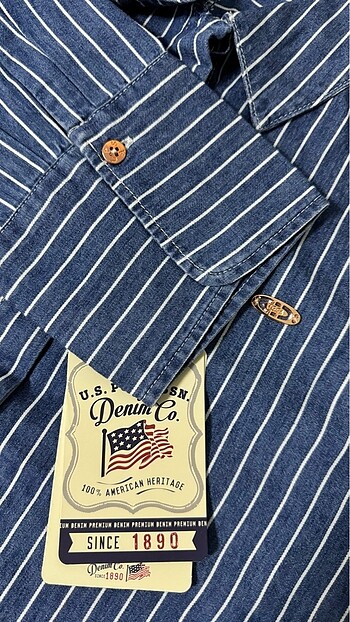 Us polo assn gömlek elbise - Görsel 7