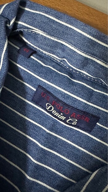 Us polo assn gömlek elbise - Görsel 8