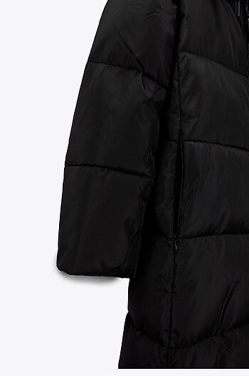 ZARA ŞİŞME UZUN MONT - Görsel 6