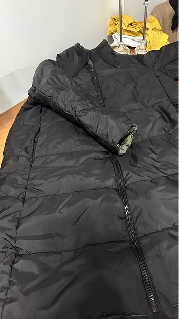 ZARA ŞİŞME UZUN MONT - Görsel 12