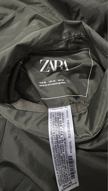 ZARA ŞİŞME UZUN MONT - Görsel 15