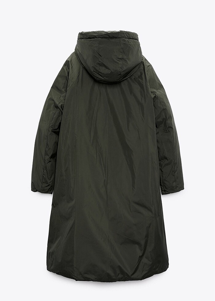 ZARA ŞİŞME UZUN MONT - Görsel 5