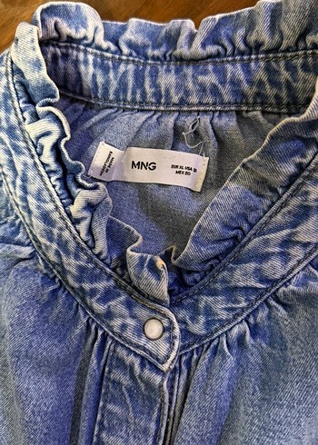 Mango jean gömlek - Görsel 3