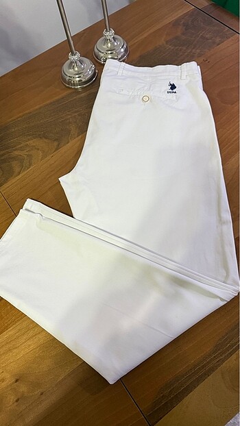 Us Polo assn erkek beyaz pantolon