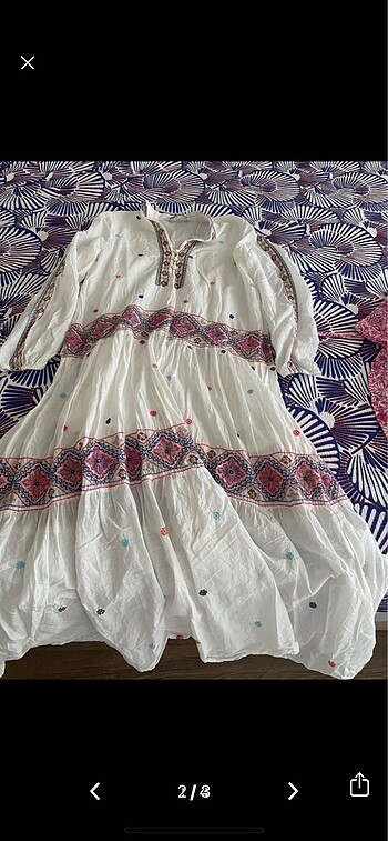 Zara Zara yazlık elbise