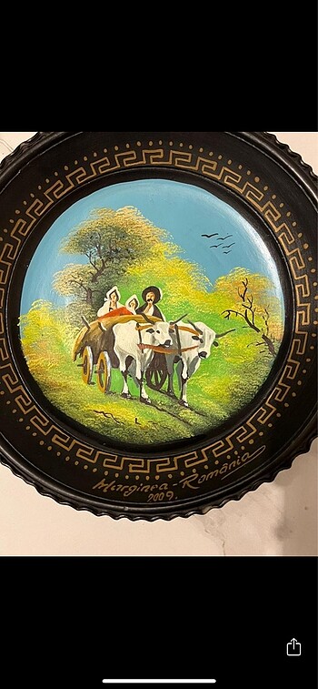 Diğer Romanya antikası büyük duvar aksesuarı