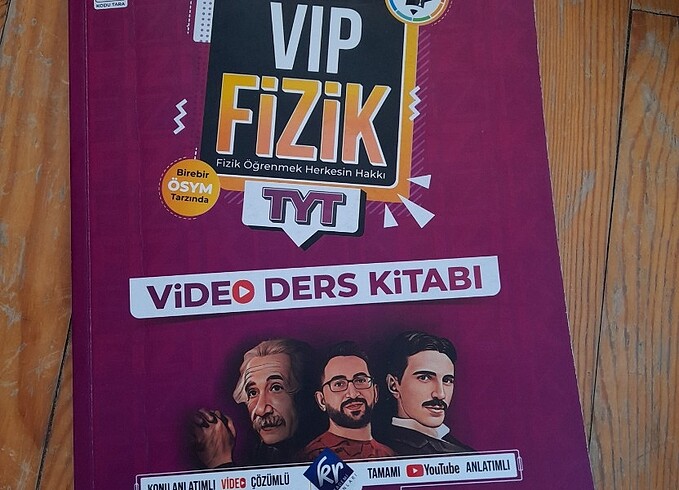 vip tyt fizik video ders defteri 