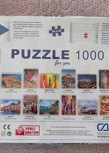 Kış Temalı Çok Renkli Çocuk Yapbozu - Görsel 2