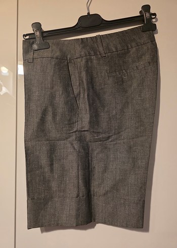 Gri şık bermuda - Görsel 4