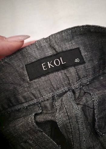 Gri şık bermuda - Görsel 7