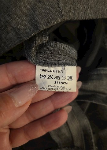 Gri şık bermuda - Görsel 6