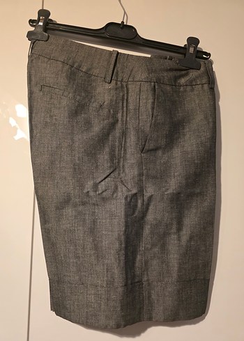 Gri şık bermuda - Görsel 3