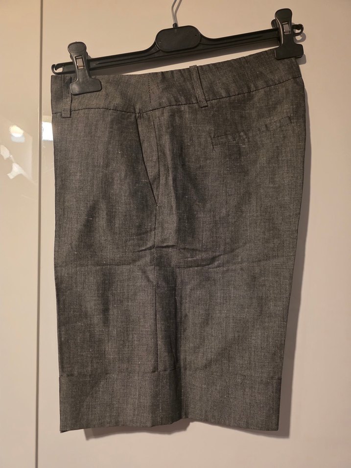 Gri şık bermuda - Görsel 4