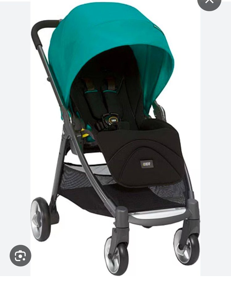 Kırmızı Siyah Bebek Arabası - Görsel 4