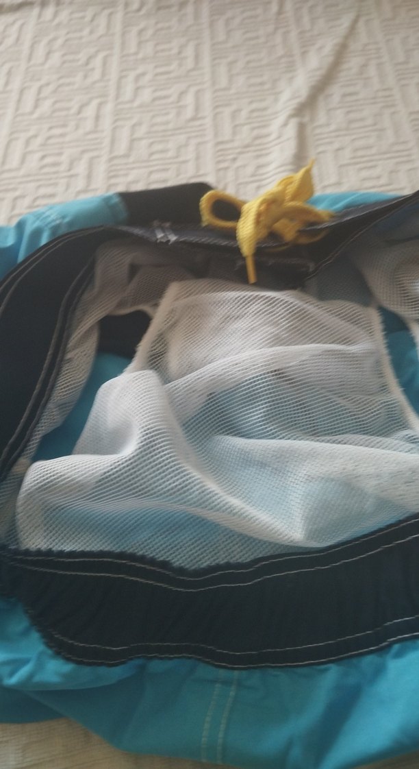 Erkek Mavi Baskılı Kısa Kollu Deniz Şortu - Görsel 5