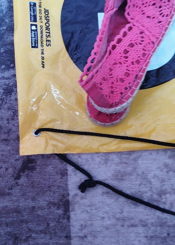 Dantel Detaylı Pembe Dolgu Topuklu Kadın Espadril - Görsel 4