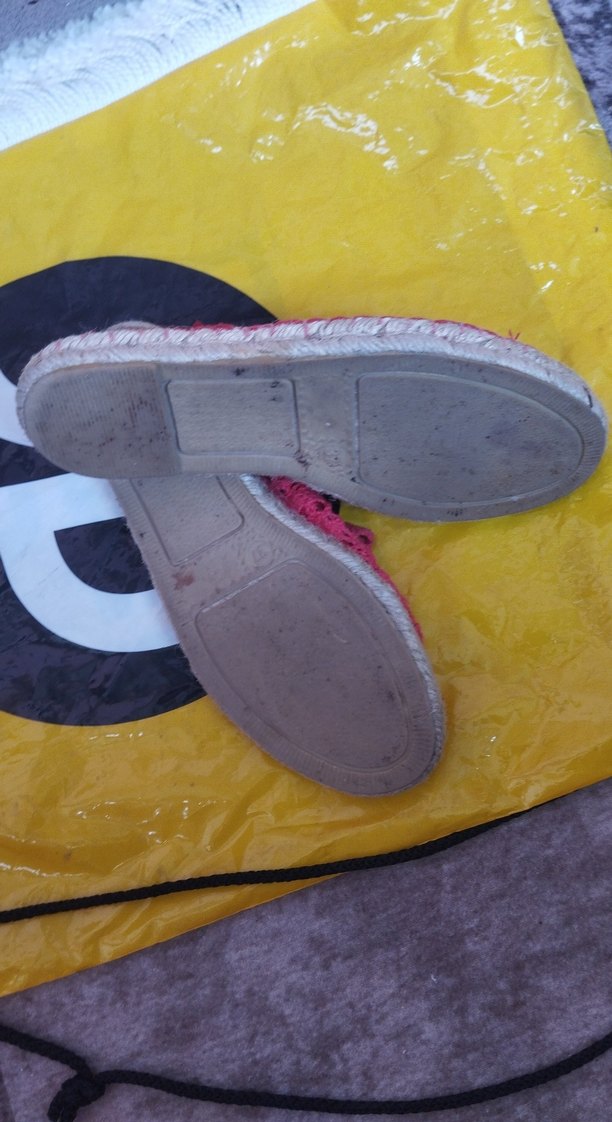 Dantel Detaylı Pembe Dolgu Topuklu Kadın Espadril - Görsel 3