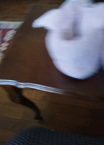 Pembe Kız Çocuk Sıcak Peluş Ev Terliği - Görsel 2