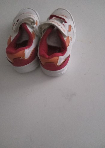 Kız Çocuk Beyaz Renkli Velcro Spor Ayakkabı - Görsel 5