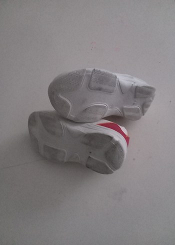 Kız Çocuk Beyaz Renkli Velcro Spor Ayakkabı - Görsel 3