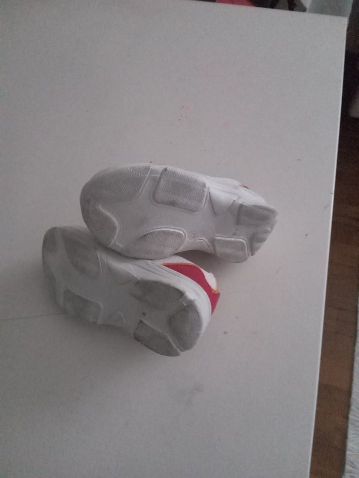 Kız Çocuk Beyaz Renkli Velcro Spor Ayakkabı - Görsel 2