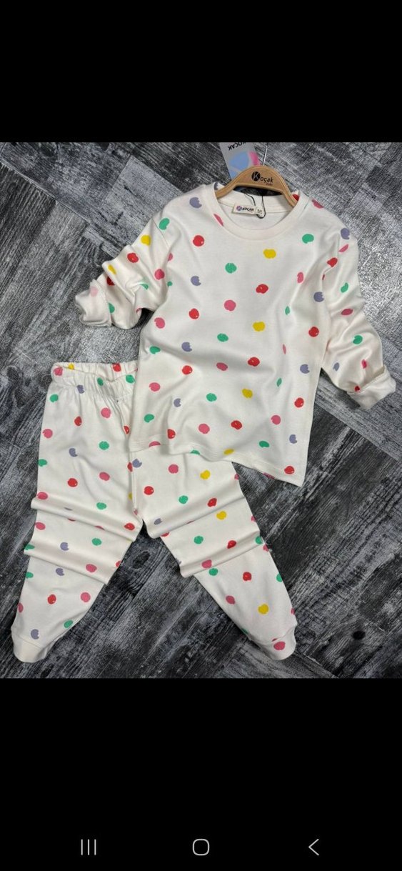 Mavi Baskılı Uzun Kollu Erkek Pijama Takımı - Görsel 3