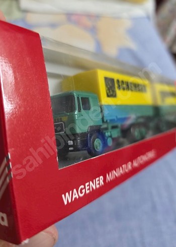 man tır kamyon schenker 1/87 ölçek - Görsel 4