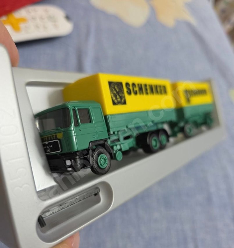 man tır kamyon schenker 1/87 ölçek - Görsel 3