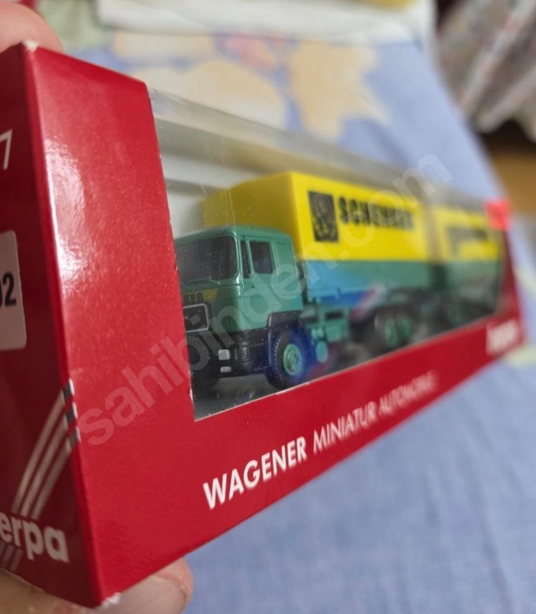 man tır kamyon schenker 1/87 ölçek - Görsel 4