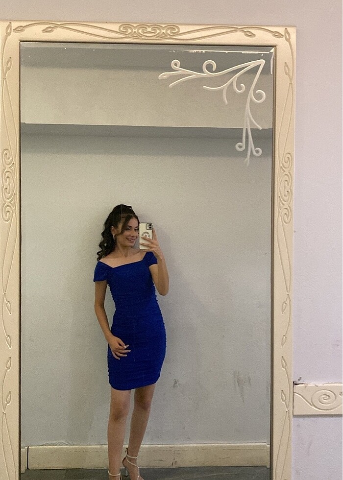 Mavi elbise - Görsel 4