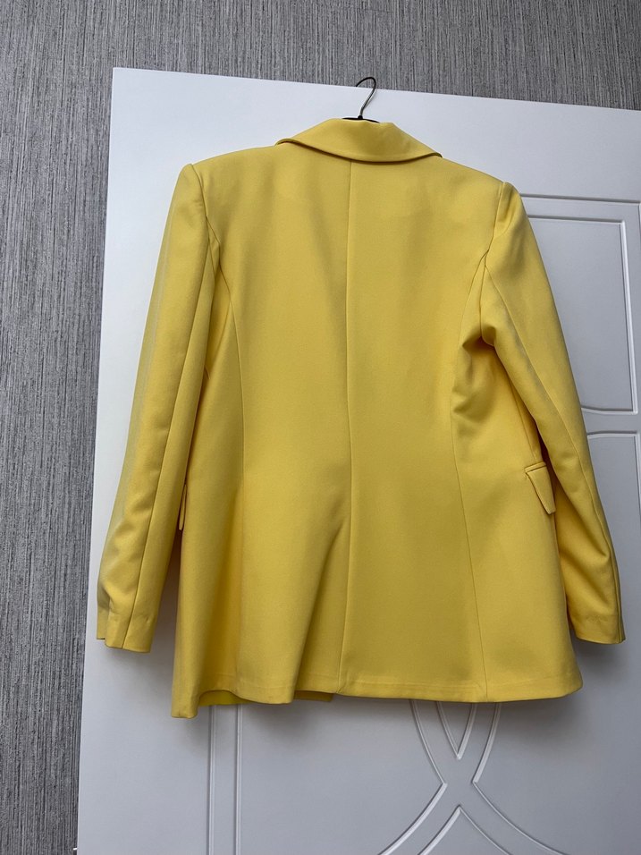 Sarı Kadın Blazer Ceket - Görsel 5