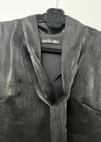 Uzun Kollu Siyah Gotik Kadın Elbise - Görsel 4