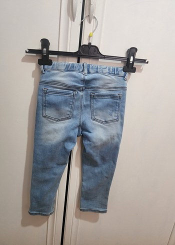 H&M Erkek Çocuk Mavi Dar Kesim Denim Pantolon