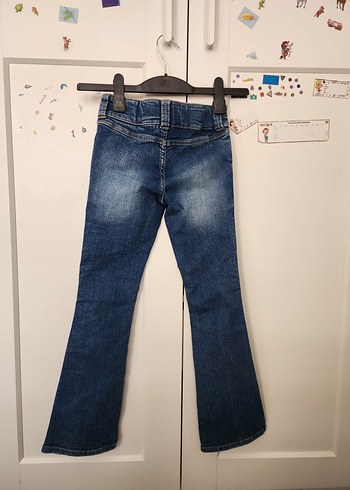 H&M Kızlar için Mavi Denim Bol Paça Pantolon