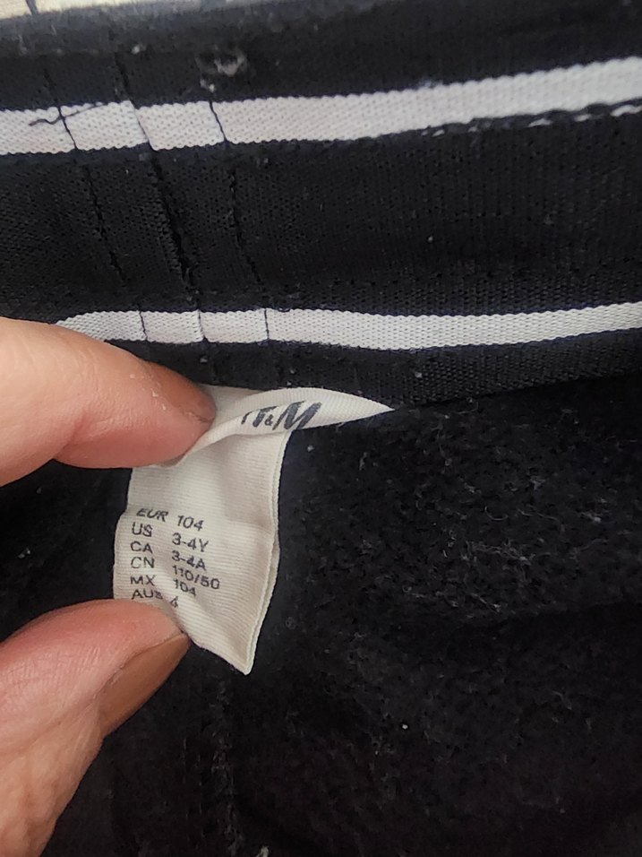 Erkek Siyah Kemerli İnce Kesim Eşofman Altı - Görsel 3