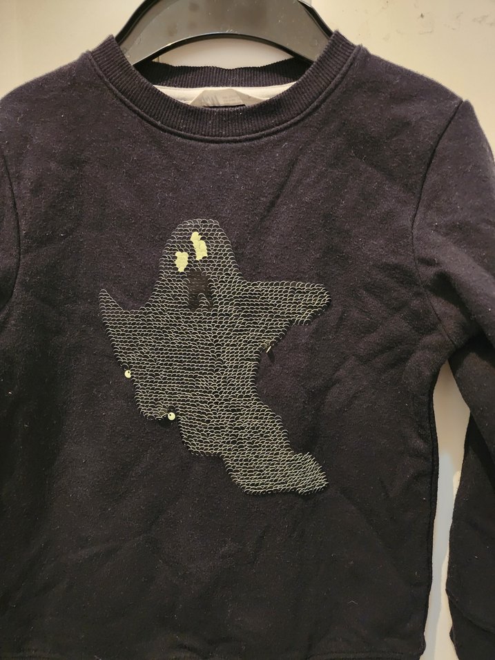 Siyah Erkek Çocuk Baskılı Sweatshirt - Görsel 3