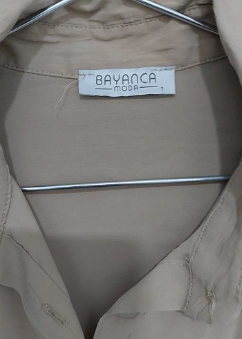 Diğer Bej Kadın Düğmeli Keten Gömlek etek takım