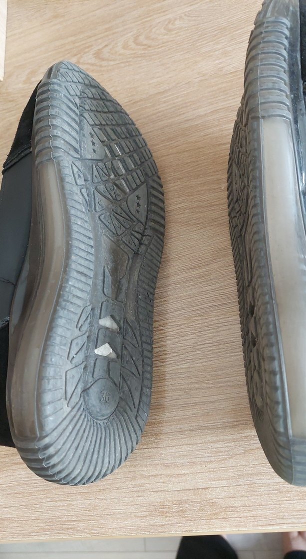 Siyah Bağcıklı Stiletto Topuklu Kadın Spor Ayakkabı - Görsel 4